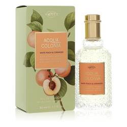 4711 Acqua Colonia White Peach &amp; Coriander Eau De Cologne Spray (Unisexe) Par 4711