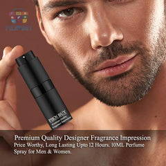 PICKN BUY Travel Size 10ML Perfume Spray Impression, Smells Like Compatible to Drakkar Noir Perfume, Premium Quality Inspired by Designer Fragrance, For Him, Long Lasting