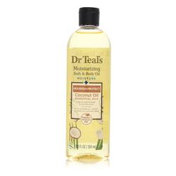 Dr Teal's Huile hydratante pour le bain et le corps Huile de noix de coco nourrissante avec huiles essentielles, huile de jojoba, huile d'amande douce et beurre de cacao par Dr Teal's