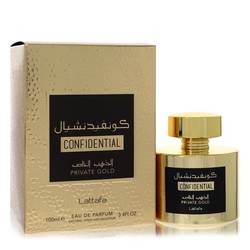 Lattafa Confidential Private Gold Eau De Parfum Spray (Unisexe) Par Lattafa